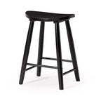 Maven Lane Luna Backless Wooden Kitchen Bar Stool 30