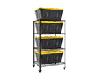 Rayonnage pour Bacs de Rangement – Organiseur Multi-Niveaux