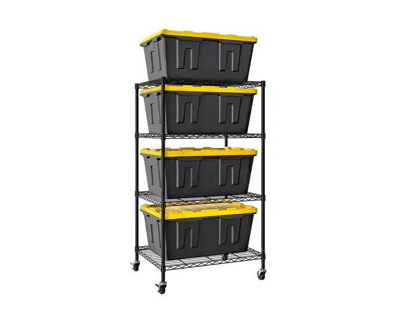 Rayonnage pour Bacs de Rangement – Organiseur Multi-Niveaux