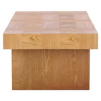 Table basse moderne en bois et métal – Table de salon