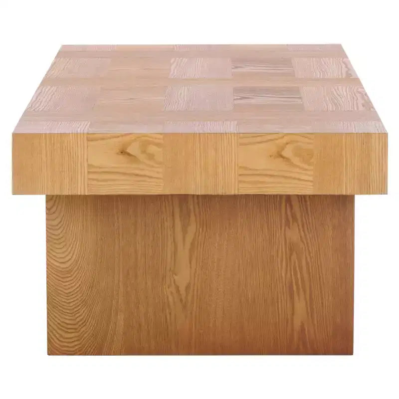 Table basse moderne en bois et métal – Table de salon