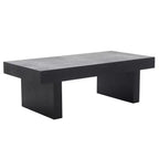 Table basse moderne en bois et métal – Table de salon