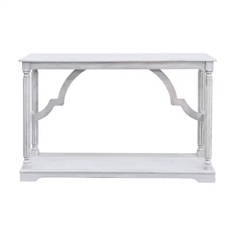Console en Bois avec Étagère Inférieure – 45,9"L x 11,8"P x 29,9"H