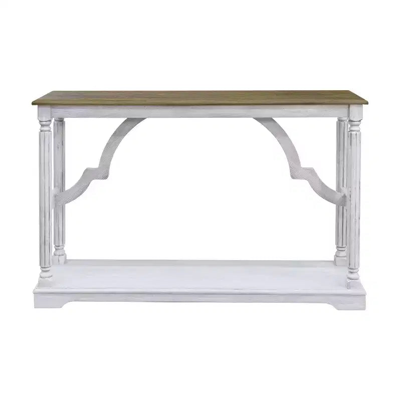 Console en Bois avec Étagère Inférieure – 45,9"L x 11,8"P x 29,9"H
