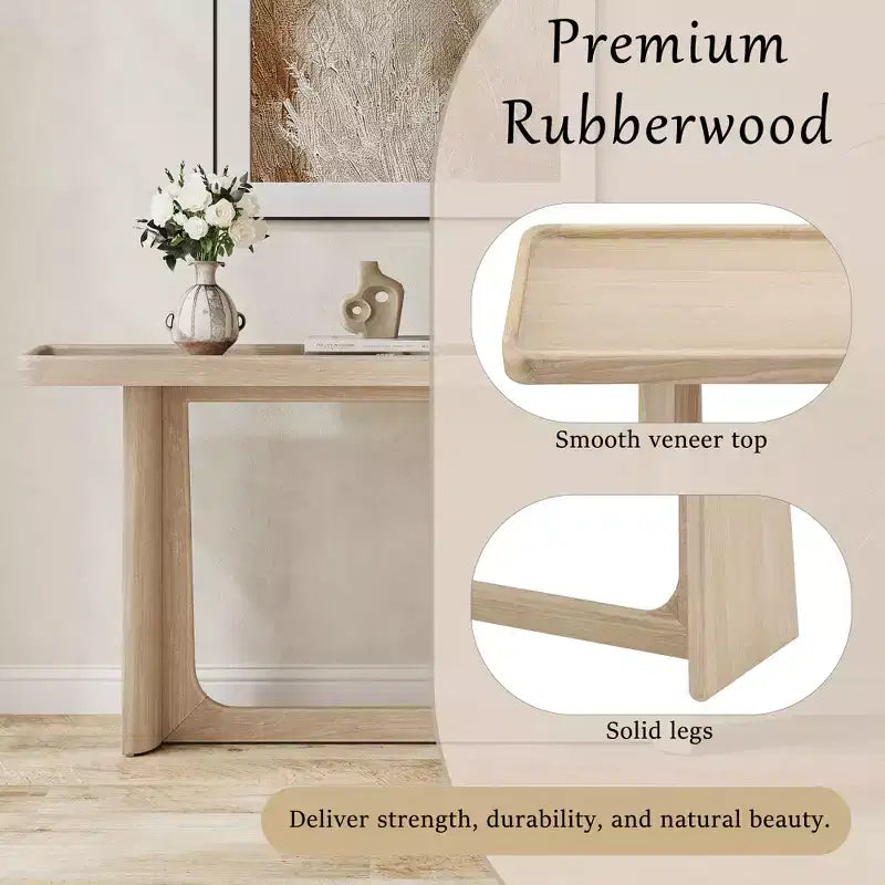 Console de desserte avec étagère inférieure – Entrée et salon