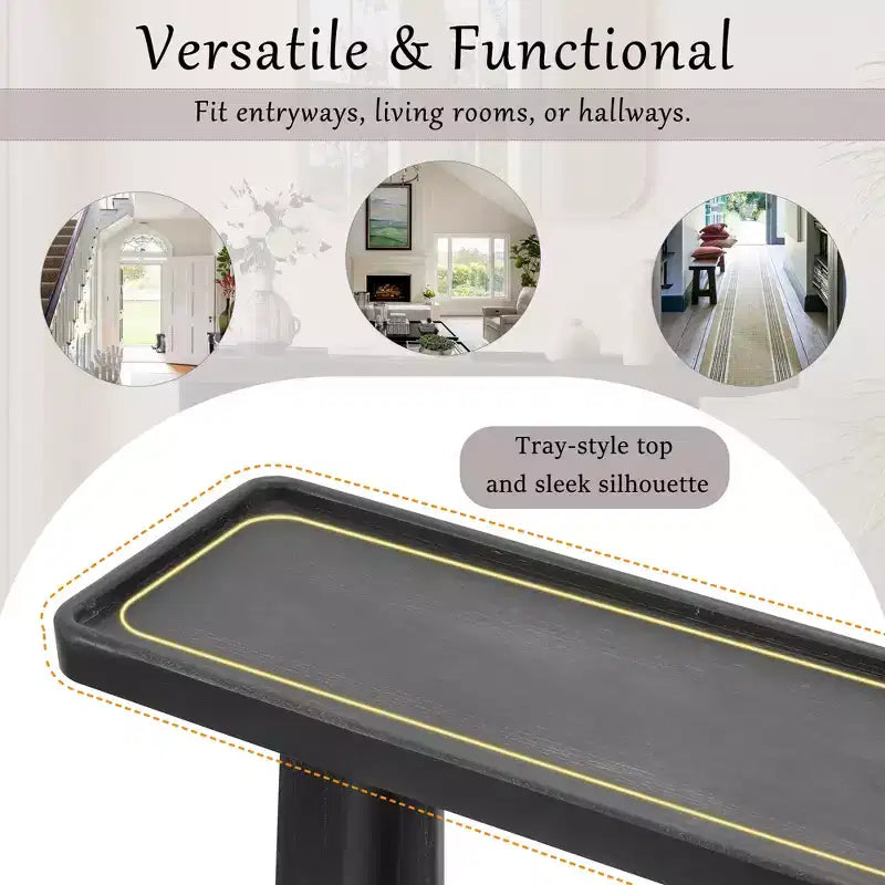 Console de desserte avec étagère inférieure – Entrée et salon