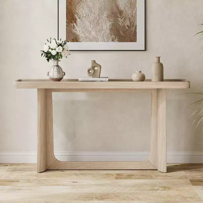 Console de desserte avec étagère inférieure – Entrée et salon