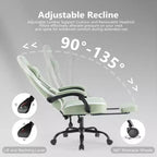 Chaise de bureau ergonomique avec siège à ressorts ensachés et soutien lombaire réglable – 136 kg