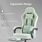 Chaise de bureau ergonomique avec siège à ressorts ensachés et soutien lombaire réglable – 136 kg