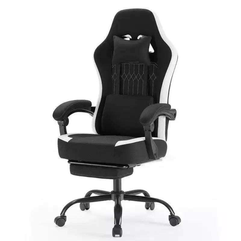 Chaise de bureau ergonomique avec siège à ressorts ensachés et soutien lombaire réglable – 136 kg