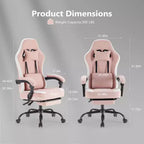 Chaise de bureau ergonomique avec siège à ressorts ensachés et soutien lombaire réglable – 136 kg