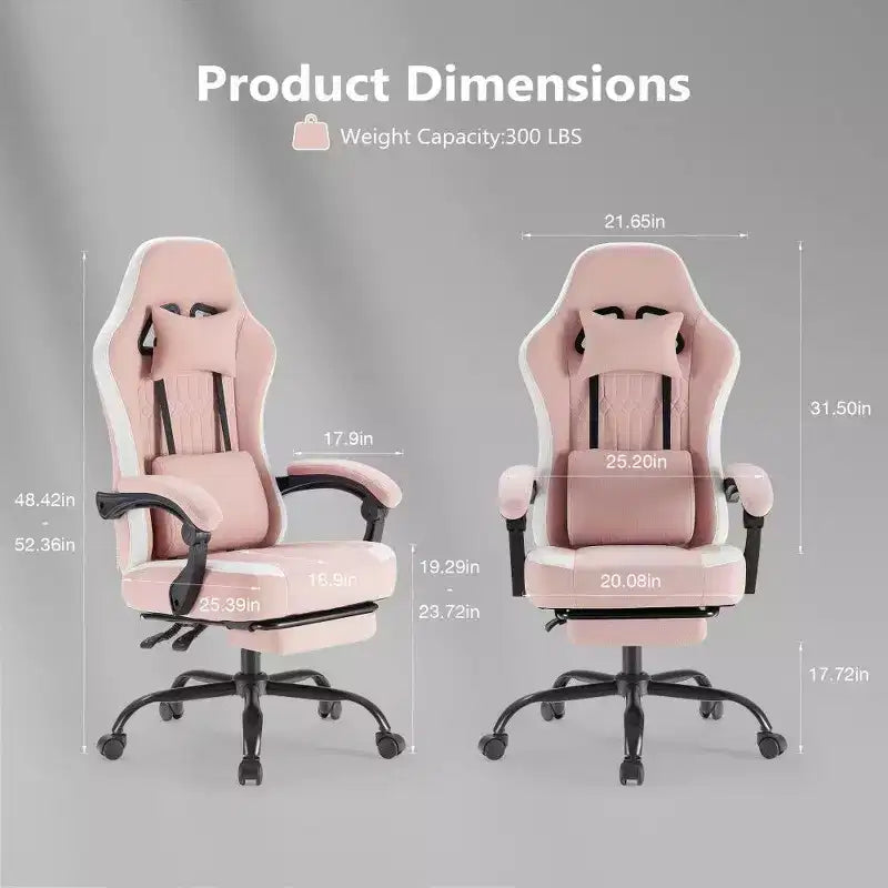 Chaise de bureau ergonomique avec siège à ressorts ensachés et soutien lombaire réglable – 136 kg