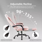 Chaise de bureau ergonomique avec siège à ressorts ensachés et soutien lombaire réglable – 136 kg