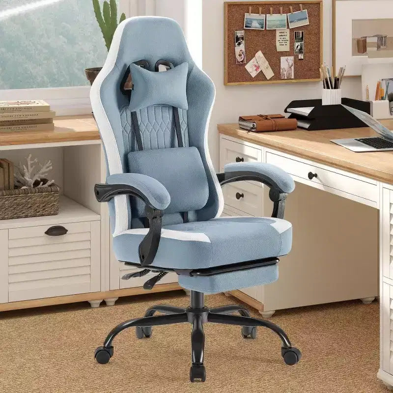 Chaise de bureau ergonomique avec siège à ressorts ensachés et soutien lombaire réglable – 136 kg