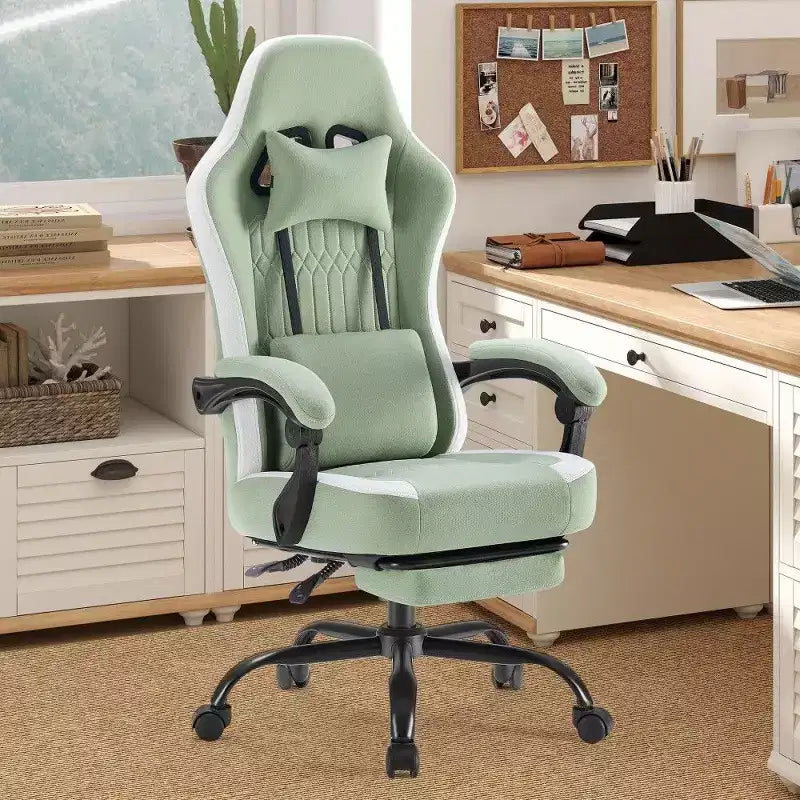 Chaise de bureau ergonomique avec siège à ressorts ensachés et soutien lombaire réglable – 136 kg