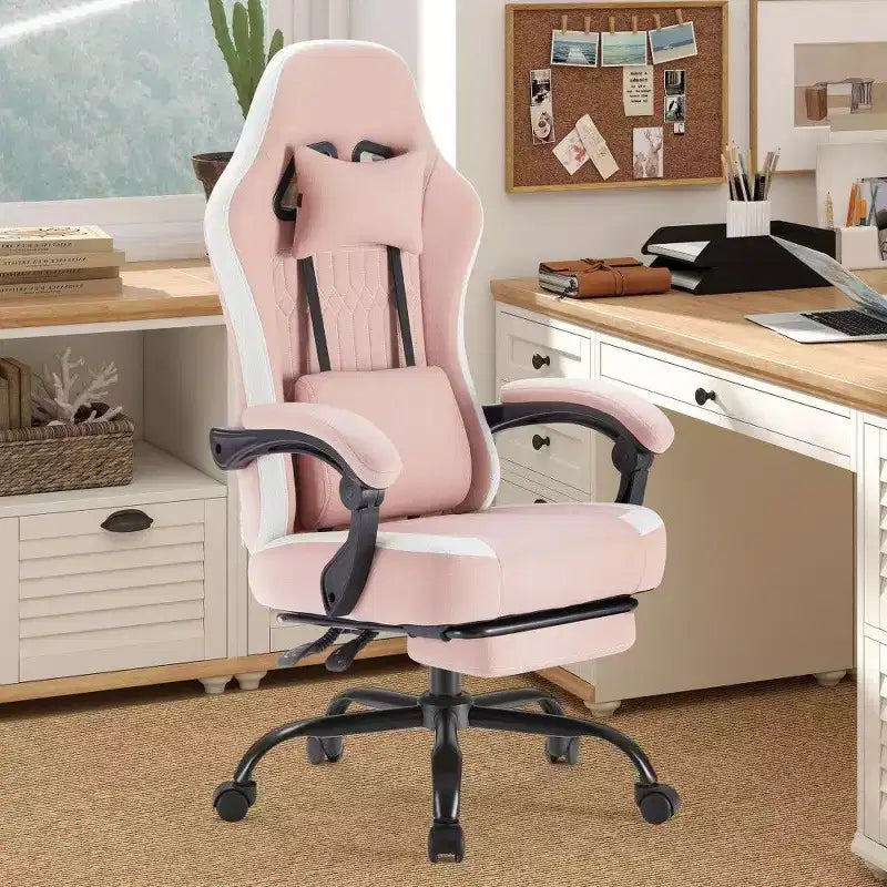 Chaise de bureau ergonomique avec siège à ressorts ensachés et soutien lombaire réglable – 136 kg