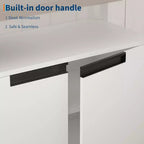 Meuble TV de style ferme pour téléviseur de 70 pouces, centre de divertissement de 160 cm de long avec rangement et étagère ouverte, grand meuble TV, console multimédia moderne et haute