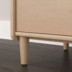 Buffet TV Mid-Century avec Rangement de Documents et Étagère Réglable