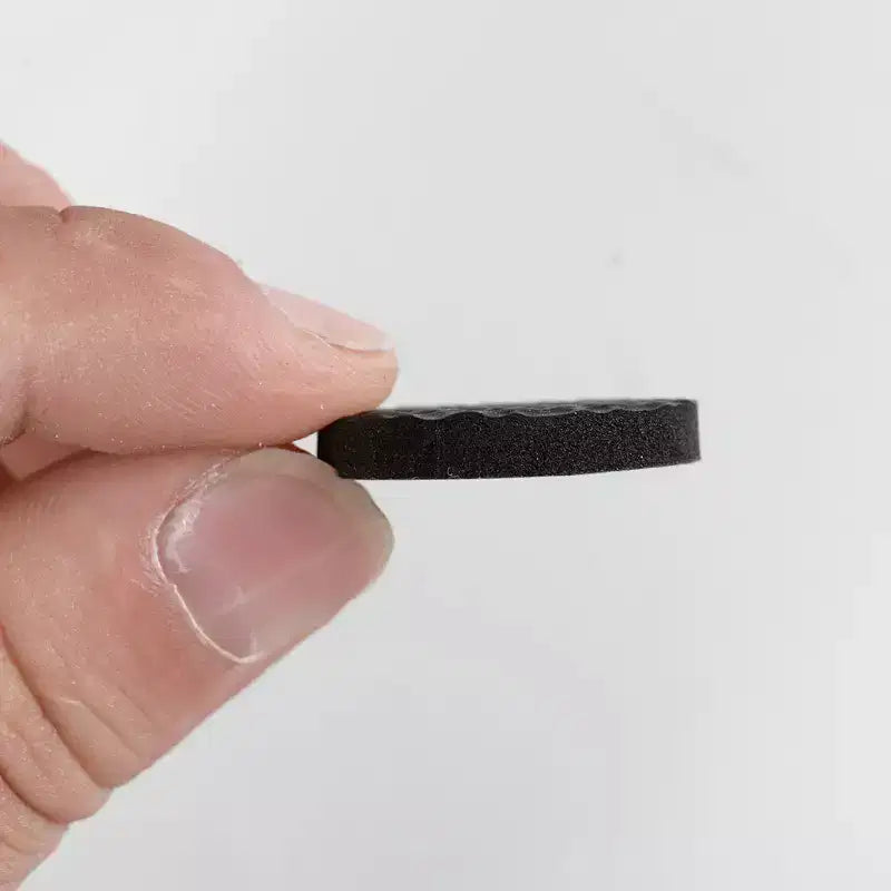 Patins de feutre pour pieds de meubles – Noir, 2,5 cm de diamètre, 18 pièces